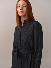 Load image into Gallery viewer, Black Striped Playful Dress