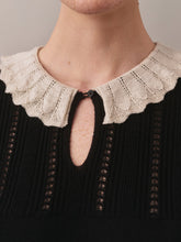 Load image into Gallery viewer, Jimina sweater with wool and silk collar