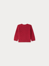 Load image into Gallery viewer, Jarancia cardigan with a fancy wool stitch