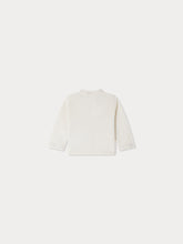 Load image into Gallery viewer, Teyana Hand Embroidered Cashmere Crew Neck Cardigan