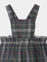 Load image into Gallery viewer, Gray checkered papaya overalls
