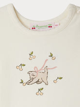 Load image into Gallery viewer, Tahsina Kitten Print T-shirt in organic cotton
