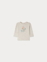 Load image into Gallery viewer, Tahsina T-shirt with Bird print in organic cotton
