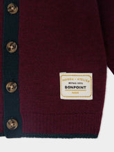 Load image into Gallery viewer, Teotim cardigan in burgundy wool