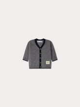 Load image into Gallery viewer, Teotim cardigan in gray wool