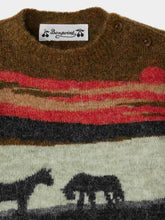 Load image into Gallery viewer, Almire jacquard sweater with horse landscape