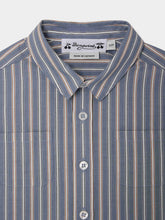 Load image into Gallery viewer, Mico striped shirt in organic cotton poplin