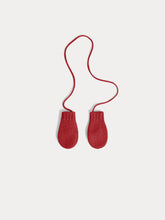 Load image into Gallery viewer, Thuri raspberry cashmere mittens