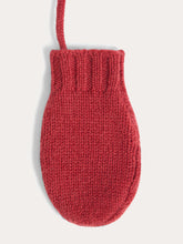 Load image into Gallery viewer, Thuri raspberry cashmere mittens