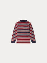 Load image into Gallery viewer, Mirko striped polo shirt in organic cotton