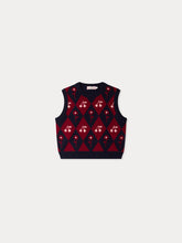 Load image into Gallery viewer, Maelle sleeveless sweater with cherries