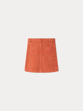 Load image into Gallery viewer, Merryl skirt with pockets in organic cotton velvet
