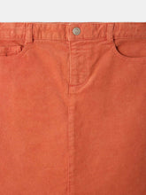 Load image into Gallery viewer, Merryl skirt with pockets in organic cotton velvet