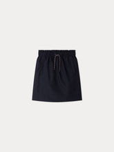 Load image into Gallery viewer, Minna navy skirt with multicoloured lacing