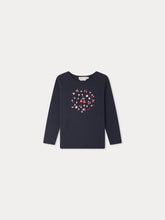 Load image into Gallery viewer, Tidjiane T-shirt with cherry print in organic cotton
