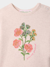 Load image into Gallery viewer, Tahsina baby t-shirt with flower print in organic cotton