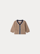 Load image into Gallery viewer, Tahiel baby V-neck cashmere cardigan