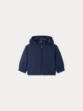 Load image into Gallery viewer, Mikey baby raincoat in navy