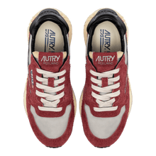 Load image into Gallery viewer, Autry Reelwind Low Red & Black Nylon and Suede for Women WWLW-HN07