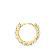 Load image into Gallery viewer, Invisible Set Large Diamond Eternity Hoop Earring (8mm)