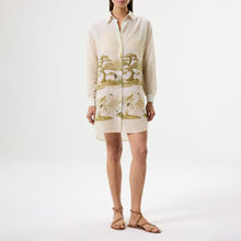Load image into Gallery viewer, Mirage Shirt Dress - Green