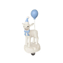Load image into Gallery viewer, Seferî Storyteller Plate Charm - Joyful Lambs - Blue Balloon - Set of 4