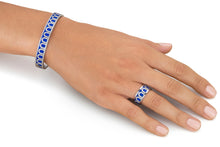 Load image into Gallery viewer, L'Arc de DAVIDOR Bangle MM, 18k White Gold with Lacquered Ceramic and Palais Diamonds - DAVIDOR