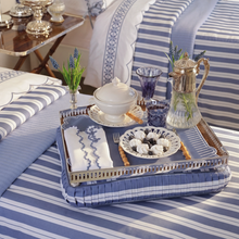 Load image into Gallery viewer, Seferî Linen Napkin with Blue Embroidery