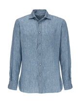 Load image into Gallery viewer, Reversible linen shirt Man