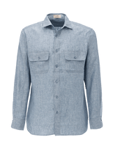 Load image into Gallery viewer, Reversible linen shirt Man