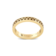 Load image into Gallery viewer, L'Arc de DAVIDOR Ring PM, 18k Yellow Gold with Lacquered Ceramic - DAVIDOR