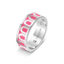 Load image into Gallery viewer, L'Arc de DAVIDOR Ring MM, 18k White Gold with Lacquered Ceramic - DAVIDOR