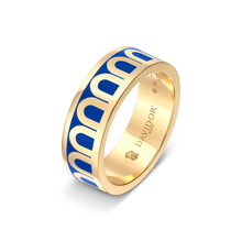 Load image into Gallery viewer, L'Arc de DAVIDOR Ring MM, 18k Yellow Gold with Lacquered Ceramic - DAVIDOR