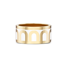 Load image into Gallery viewer, L'Arc de DAVIDOR Ring GM, 18k Yellow Gold with Lacquered Ceramic - DAVIDOR