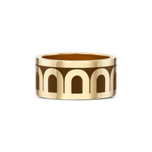 Load image into Gallery viewer, L'Arc de DAVIDOR Ring GM, 18k Yellow Gold with Lacquered Ceramic - DAVIDOR