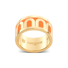 Load image into Gallery viewer, L'Arc de DAVIDOR Ring GM, 18k Yellow Gold with Lacquered Ceramic - DAVIDOR