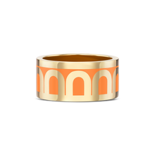 Load image into Gallery viewer, L'Arc de DAVIDOR Ring GM, 18k Yellow Gold with Lacquered Ceramic - DAVIDOR