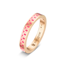 Load image into Gallery viewer, L'Arc de DAVIDOR Ring PM, 18k Rose Gold with Lacquered Ceramic - DAVIDOR