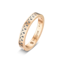 Load image into Gallery viewer, L'Arc de DAVIDOR Ring PM, 18k Rose Gold with Lacquered Ceramic - DAVIDOR