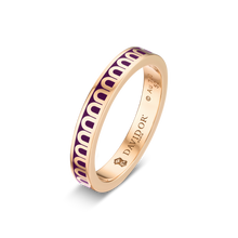 Load image into Gallery viewer, L'Arc de DAVIDOR Ring PM, 18k Rose Gold with Lacquered Ceramic - DAVIDOR