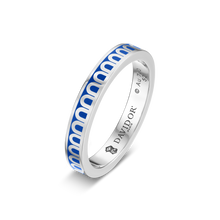 Load image into Gallery viewer, L'Arc de DAVIDOR Ring PM, 18k White Gold with Lacquered Ceramic - DAVIDOR