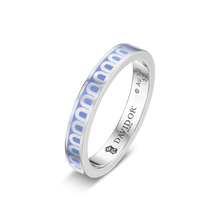 Load image into Gallery viewer, L'Arc de DAVIDOR Ring PM, 18k White Gold with Lacquered Ceramic - DAVIDOR
