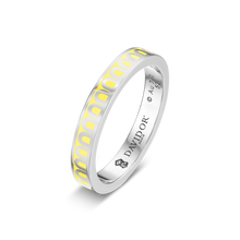 Load image into Gallery viewer, L'Arc de DAVIDOR Ring PM, 18k White Gold with Lacquered Ceramic - DAVIDOR