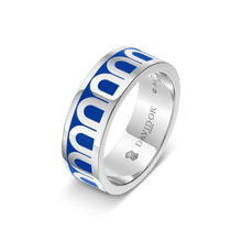 Load image into Gallery viewer, L'Arc de DAVIDOR Ring MM, 18k White Gold with Lacquered Ceramic - DAVIDOR