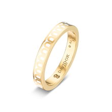 Load image into Gallery viewer, L'Arc de DAVIDOR Ring PM, 18k Yellow Gold with Lacquered Ceramic - DAVIDOR