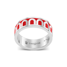 Load image into Gallery viewer, L'Arc de DAVIDOR Ring MM, 18k White Gold with Lacquered Ceramic - DAVIDOR