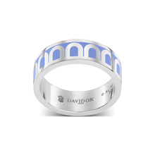 Load image into Gallery viewer, L'Arc de DAVIDOR Ring MM, 18k White Gold with Lacquered Ceramic - DAVIDOR