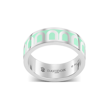Load image into Gallery viewer, L'Arc de DAVIDOR Ring MM, 18k White Gold with Lacquered Ceramic - DAVIDOR
