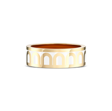 Load image into Gallery viewer, L'Arc de DAVIDOR Ring MM, 18k Yellow Gold with Lacquered Ceramic - DAVIDOR
