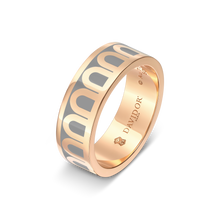 Load image into Gallery viewer, L'Arc de DAVIDOR Ring MM, 18k Rose Gold with Lacquered Ceramic - DAVIDOR
